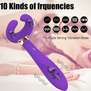 Vibrador de Doble Penetración con 3 Motores para Punto G, Estimulador de Clítoris, Masajeador Anal y Vaginal, Juguetes Sexuales para Parejas - Product Image 5