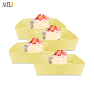 Xieli Vietnam personnalisé Double face jaune impression plateau de <span class=keywords><strong>bateau</strong></span> en papier jetable <span class=keywords><strong>pour</strong></span> la décoration de <span class=keywords><strong>vaisselle</strong></span> de f - Product Image 3