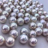 4A Qualité 12-13mm Eau Douce Ronde Blanc Edison Perle Lâche Sans Trou pour DIY Bijoux