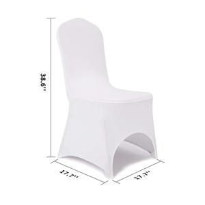 Commercio all'ingrosso bianco colore nero Spandex banchetto sedie da pranzo coperture per eventi festa cena Hotel decorazioni di nozze - Product Image 2