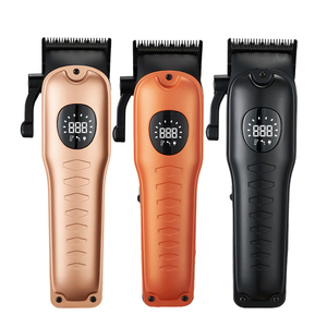 Tondeuse et tondeuse à barbe sans fil rechargeable professionnelle à affichage LED, lames en céramique, contrôlée par application, autonomie <span class=keywords><strong>de</strong></span> 220 minutes pour hommes - Product Image 1