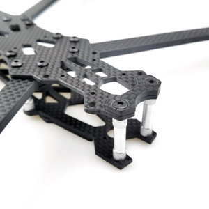 Marque de cadre de drone FPV chaude 4 7 pouces 5mm épaisseur de bras quadrirotor 3K fibre de carbone Mark4 cadre de 7,5 pouces avec servos et moteurs RC - Product Image 6
