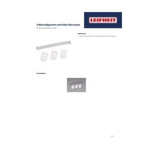 LEIFHEIT Ersatzteilset Cherrymat 3 Abstreifgummis und 1 Feder - Product Image 2