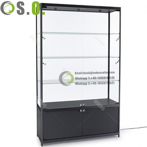 Vitrine musée design personnalisée Vitrine musée en verre trempé avec serrure - Product Image 3