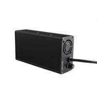 Chargeur de batterie au lithium DC 54,6 V 5 A pour pack de batteries Li-ion 13S 48 V avec protection OTP/OVP, chargeur pour moto/scooter électrique