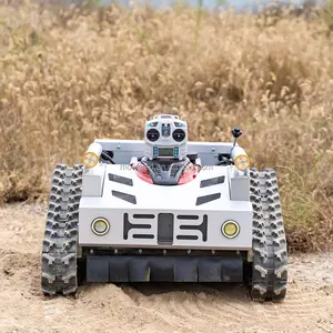 R & D Mini Crawler Zero Turn 7.5HP Control remoto Cortacésped Robot Cortacésped Pequeño Cortacésped de jardín barato para consumidores de propietarios