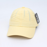 Topi Baseball 6 Panel Unisex Anti Air Anti Hujan Bahan Nylon Cepat Kering dan Bernapas, Dapat Disesuaikan, Bordir - Olahraga Empat Musim