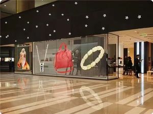 Écran LED transparent couleur argent, montage mural, installation fixe en intérieur, écran Full HD - Product Image 2