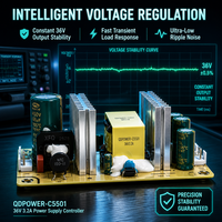 Module d'alimentation AC/DC fourni par le fabricant, 220V vers 36V 3.2A, cartes de conversion DC pour applications haute puissance