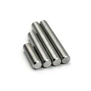 Pinos retos cilíndicos de aço inoxidável, pinos paralelos 1/1, 2/1, 2/2, 5/5/3, 304 polido