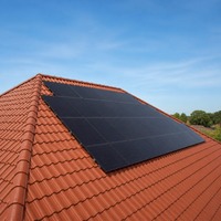 Système de montage solaire pour toit en tuiles rouges, support en aluminium, structure de fixation photovoltaïque, kit d'installation de panneaux