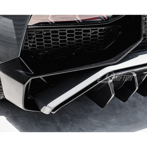 ชุดแต่งตัวถังรถยนต์สำหรับ <span class=keywords><strong>Lamborghini</strong></span> <span class=keywords><strong>Aventador</strong></span> คาร์บอนไฟเบอร์แห้ง กันชนหลัง LP750 <span class=keywords><strong>SV</strong></span> ปี 2011-2021 - Product Image 4