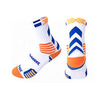 Chaussettes Elite Basketball Crew pour enfants et jeunes Chaussettes de sport en éponge épaisse bon marché en gros