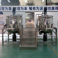 Mélangeur industriel Machine Savon liquide Shampooing Mélange Agitateur en acier inoxydable 1000L Détergent Production
