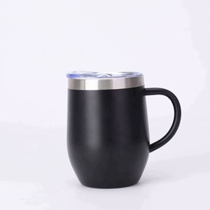 Modern Stainless Steel <b>Coffee</b> Cup, 12Oz Capacity Tumbler, Vacuum Insulated Bottle - Product Image 5