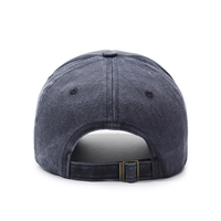 Casquette de baseball vintage 5 panneaux - Casquette de soleil en denim délavé bicolore, style sport en coton pour la course, casquettes et chapeaux déchirés, design homme Shark