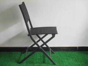 Venta al por Mayor 3 PCS juego de <span class=keywords><strong>Bistro</strong></span> muebles al aire libre silla plegable marco de acero de jardín - Product Image 4