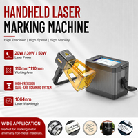 Machine de marquage laser à fibre portable 20W 30W 50W pour gravure sur métal