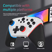 Controlador de Juegos Inalámbrico con Motor de Vibración Mejorado con Retroalimentación Somatosensorial Inmersiva para Juegos Móviles de PC y Android