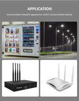 Antenne omnidirectionnelle en caoutchouc 433 MHz avec connecteur SMA à angle droit pour module IoT et transmission de données sans fil