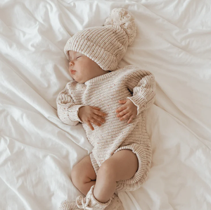 ชุดรอมเปอร์เด็กทารกผ้าฝ้ายถักเนื้อนุ่ม Oatmeal Fleck 100% ปรับแต่งได้ แขนยาว สำหรับเด็กแรกเกิด 0-24 เดือน ใส่ได้<span class=keywords><strong>ท</strong></span>ุกวัน - Product Image 4