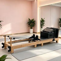<strong>Best</strong> <strong>Selling</strong> Wooden Home <strong>Pilates</strong> Reformer Machine Adjustable Spring Resistance Yoga <strong>Bed</strong> for Home Use Rehabilitation Center