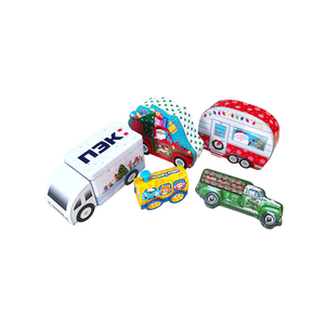 Özel baskı araba şekilli Metal ambalaj teneke kutu şeker tatlılar çikolata için boş gıda sınıfı hediye çocuk oyuncağı teneke kutular - Product Image 5