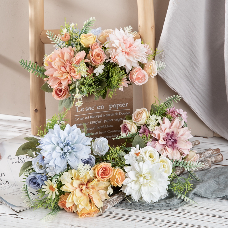 silk flowers wedding bouquet