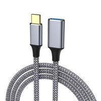 Adaptateur USB 3.0 OTG Type-C haute vitesse avec connecteur femelle en cuivre de qualité supérieure, compatible avec les clés USB et les tablettes, prend en charge la transmission de données stable