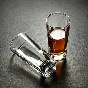 Juego de Vasos de Chupito Modernos de 65 ml, Base Pesada, Sin Plomo, Cristal Transparente, Fondo Redondo, para Tequila, Whisky, Ron, Vodka - Product Image 5