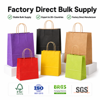 Bolsas de Papel Kraft Biodegradables y Ecológicas de Lujo Personalizadas para Pizza para Llevar, con Asas Resistentes para Envasar Sushi, Ensaladas y Alimentos