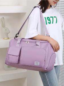 กระเป๋าออกกำลังกายขายส่งจากโรงงาน พร้อมช่องใส่รองเท้า กระเป๋าเดินทางขนาดใหญ่สำหรับเดินทางระยะสั้น - Product Image 6