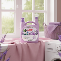 Covy 5kg Liquide Premium 80% Haute Concentration Parfum Lavande Lessive Liquide Puissant Détachant Longue Durée