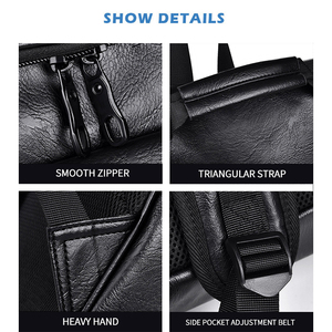 Custom New Trending <b>Black</b> Oxford Waterproof <b>Backpack</b> Fashion High Quality Multifunction Luxury Designer Bags Laptop <b>Backpack</b> - Product Image 4