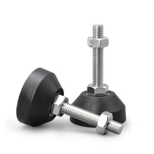 רגל מתכווננת גביע רב כיוון ניילון בסיס 80 מ "מ המפרק רגל m12/m14/m16/m20 חוט כבד טעינה פילוס רגל - Product Image 2