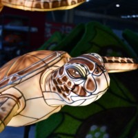 Farol de Parque Grande Personalizado con Luces para Eventos Nocturnos en Interiores/Exteriores, Decoración de Iluminación, Faroles con Temática de Animales