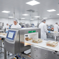 Détecteur de métaux pour aliments en acier inoxydable SUS304 pour ligne de transformation des aliments surgelés et des légumes avec alarme d'arrêt sur détection