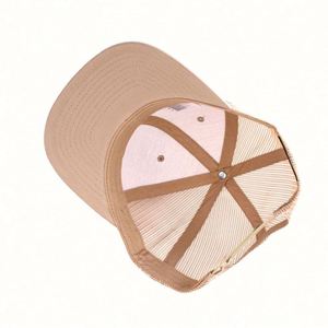 Custom 3D Embroidery Logo Washed Canvas Polyester/Cotton Baseball Cap 5-Panel Trucker <b>Hat</b> Fashion Outdoor Casual - Product Image 6