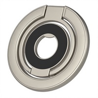 Logo personnalisé 360 °   Support de téléphone rotatif et flexible avec anneau de maintien et béquille, portable pour utilisation sur bureau, compatible avec les coques de téléphone