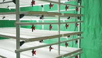 2025 Système de culture de microgreens hydroponiques d'intérieur Supports Plateaux Microgreen d'intérieur intelligents Plantes en croissance