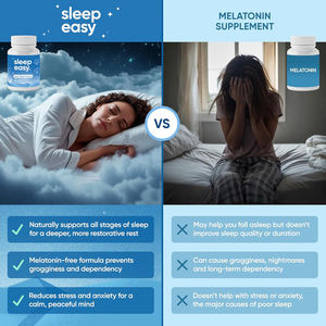 Pasokan Langsung Pabrik OEM Kapsul Herbal Penenang Tidur dengan GABA & Akar Valerian untuk Tidur Nyenyak Dewasa dan Dukungan Imunitas - Product Image 5