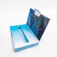 Boîte en carton pliable personnalisée pour échantillon d'huile parfumée de 10 ml, design style livre, emballage cadeau gratuit