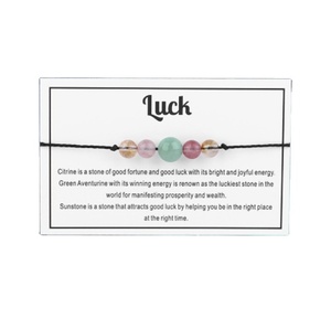 Handmade Power Stone Vòng Tay Ý Nghĩa Trên Các Tông Quà Tặng Cho Anh Ấy Tùy Chỉnh Của Cô Ấy Đá Chính Hãng Vòng Tay Từ Nhà Máy Trực Tiếp - Product Image 1