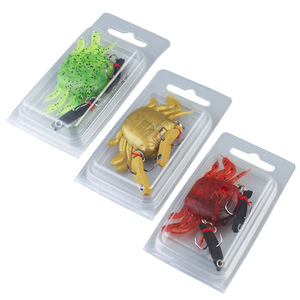 Aotuo Leurre souple lesté en TPR de 4,5 cm et 6,5 cm, leurre artificiel pour la pêche au bar, en <span class=keywords><strong>eau</strong></span> <span class=keywords><strong>douce</strong></span> et en mer – Vente chaude - Product Image 3