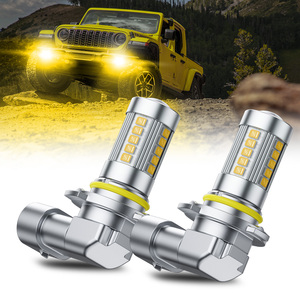 Auxito หลอดไฟ LED 9006/HB4สีทองสีเหลืองตัดหมอกโคมไฟวิ่งกลางวันหลอดไฟ LED 790lm DRL 3000K - Product Image 1