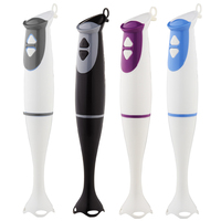 Mixeur silencieux 200W, mixeur de comptoir sans BPA, mixeur plongeant multifonctionnel, mixeur à main en plastique