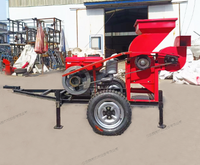 Machine à égrener le maïs à moteur diesel à haute productivité, petite machine à égrener domestique 12HP à 3 axes