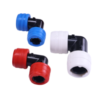 MINGSHI PPSU Qualité Alimentaire OEM Direct Usine Raccord Coudé Multicouche Bleu Rouge Blanc pour Tuyau PEX