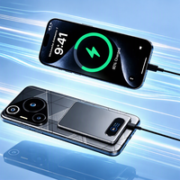 Offre Spéciale : Power Bank Magnétique Sans Fil en Alliage d'Aluminium Durable 5000mAh/10000mAh, Chargeur Portable Personnalisable avec Logo pour Usage Quotidien