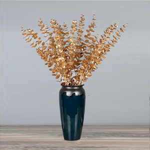 ดอกยูคาลิปตัสทองประดิษฐ์สูง 80 ซม. สำหรับตกแต่งบ้านงานแต่งงาน - Product Image 1